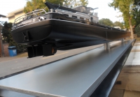 custom made model of 135m Inland Cargoship (with wheelhouse interiors)